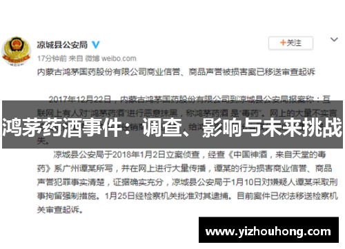 鸿茅药酒事件：调查、影响与未来挑战