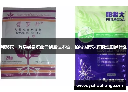 我妈花一万块买葛洪药膏到底值不值，值得深度探讨的理由是什么